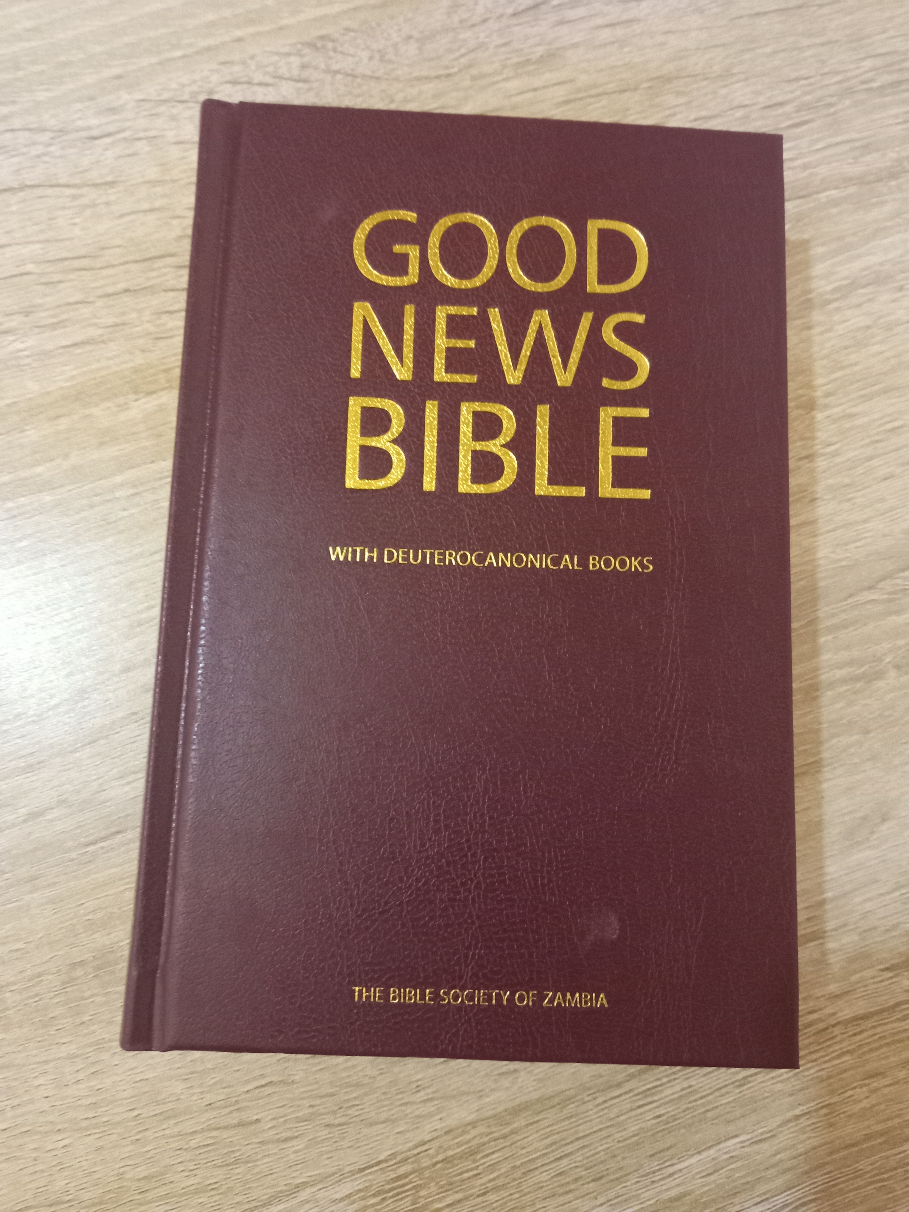 GoodNews Bible Catholic Edition red color